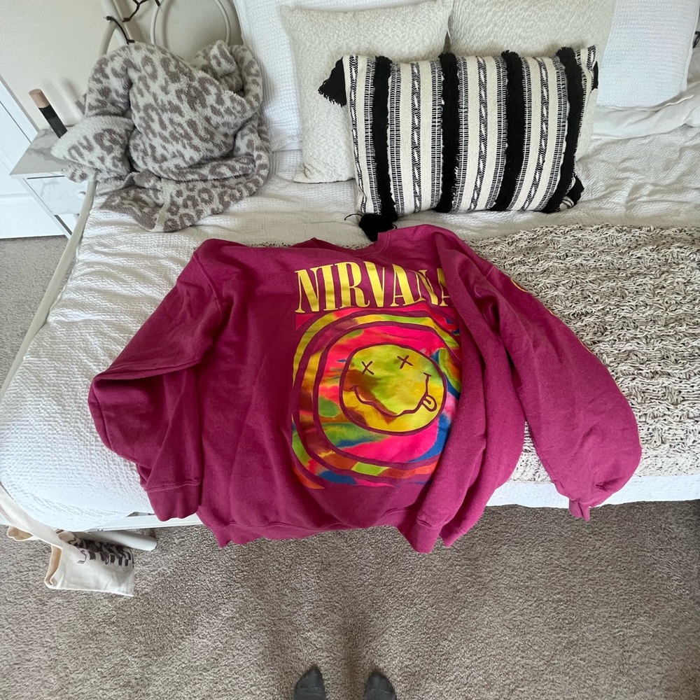 **** SOLD***Nirvana urban sweatshirt